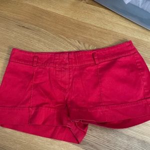 Red Womens shorts